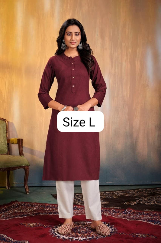 Maroon kurti